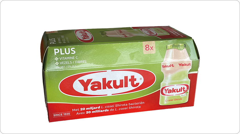 Carton packaging (Yakult Europe B.V.)