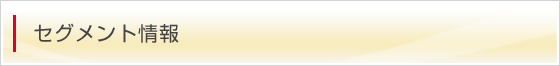 セグメント情報