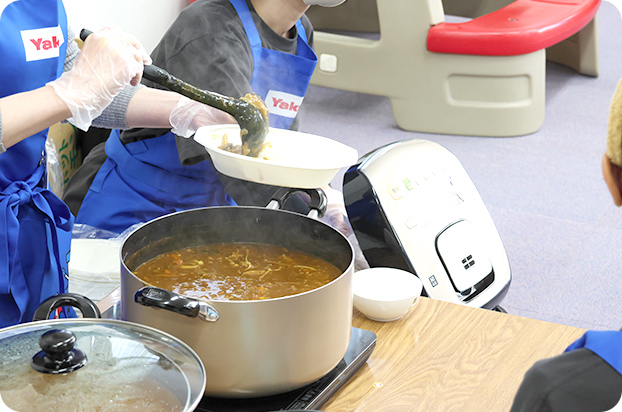 An example of a meal served at the cafeteria