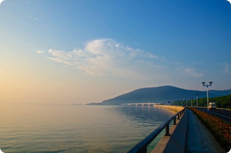 中国で3番目に大きい淡水湖 太湖