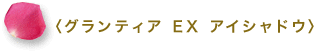 〈グランティア EX アイシャドウ〉