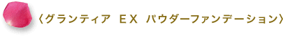 <グランティア EX パウダーファンデーション>