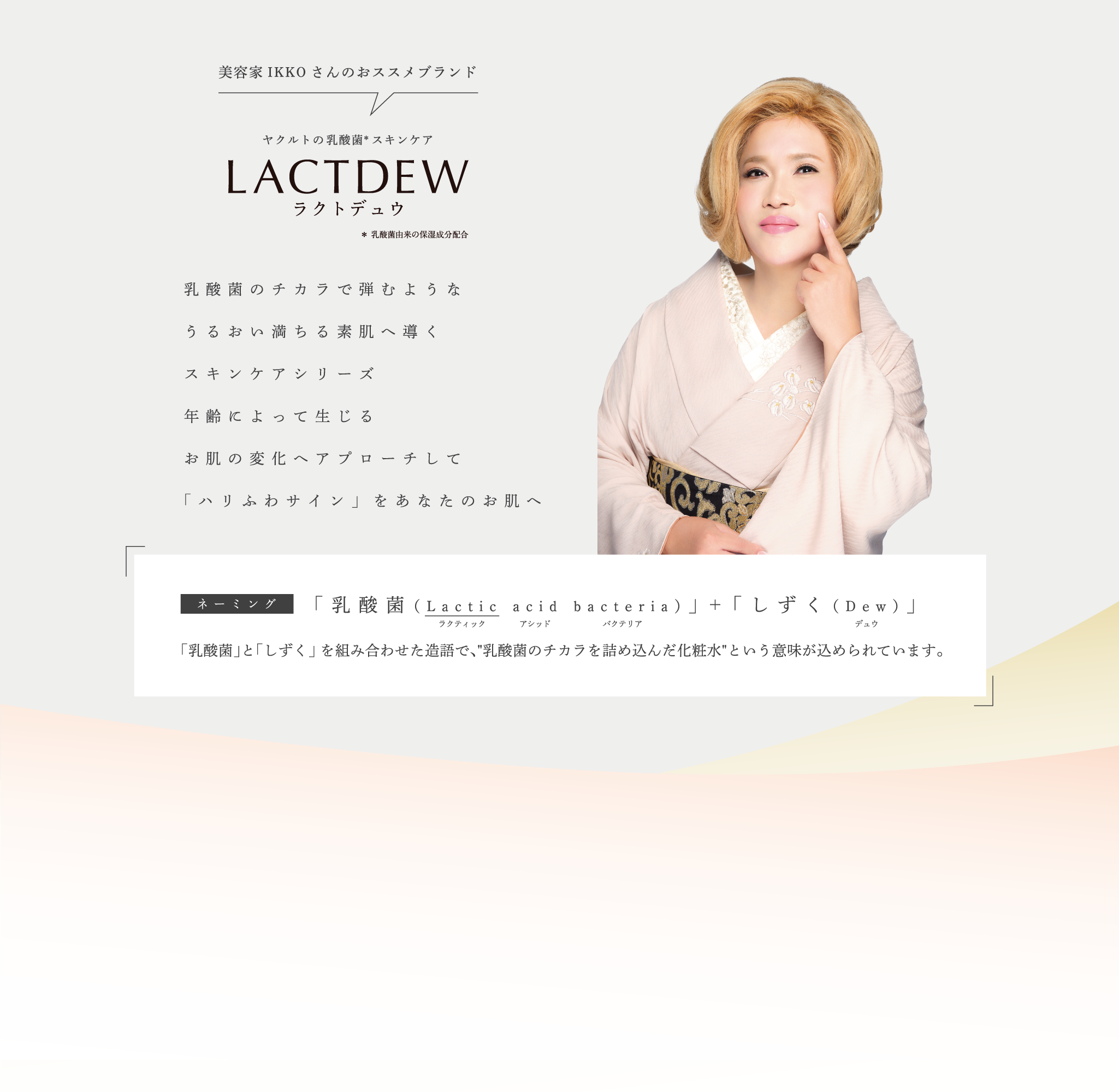 LACTDEW（ラクトデュウ） | Yakult Beautiens