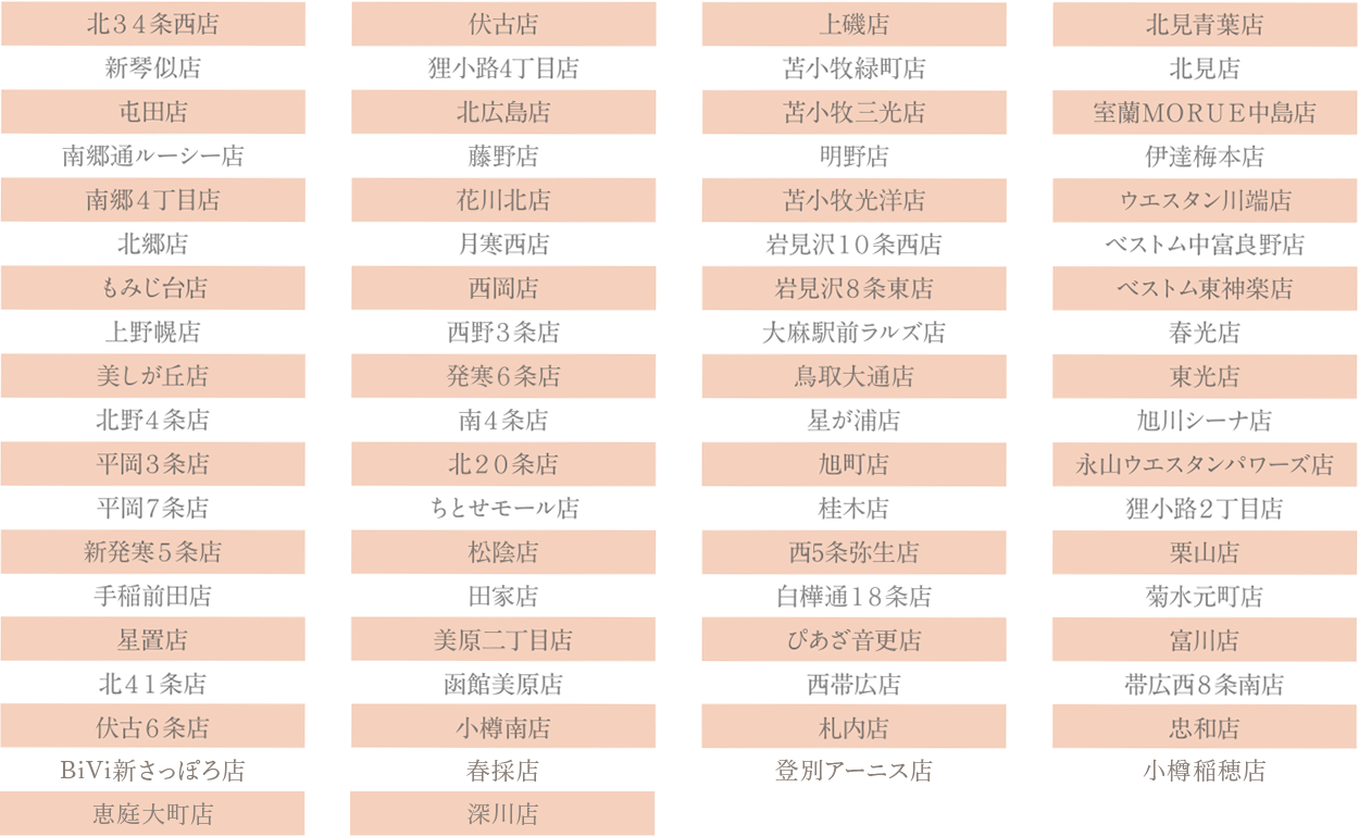 店舗一覧