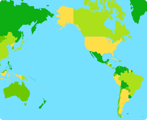 アメリカ地図