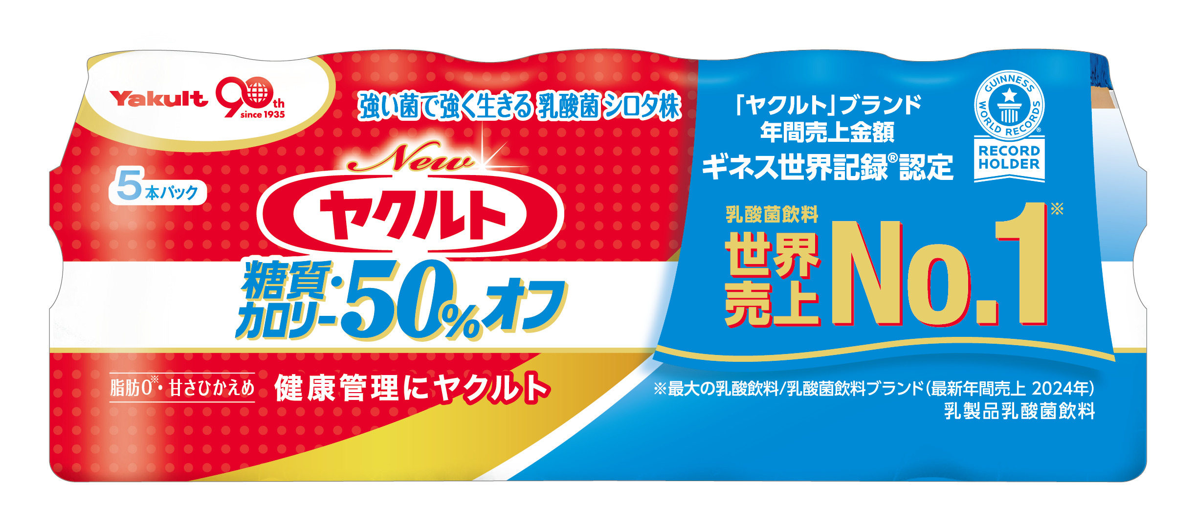 Newヤクルト 糖質・カロリー50%オフ