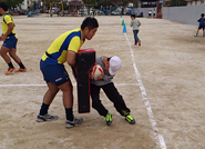 10/22　松戸市立古ヶ崎小学校ラグビー教室